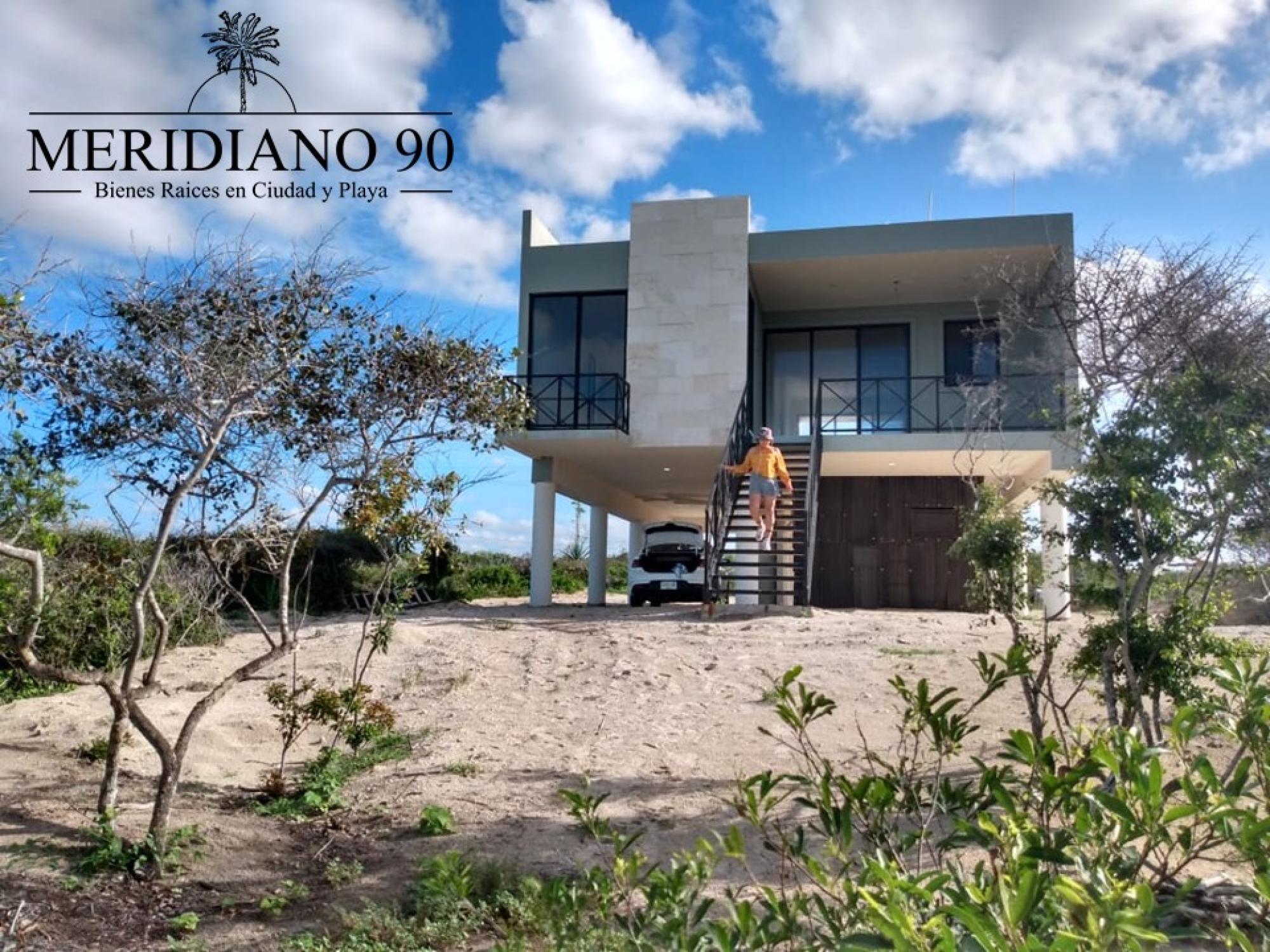 Casa frente al mar en venta. Sisal, YucatÃ¡n | Meridiano 90 - Bienes Raíces  en Ciudad y Playa